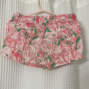 Lilly Pullitzer Kids Flamingo Shorts